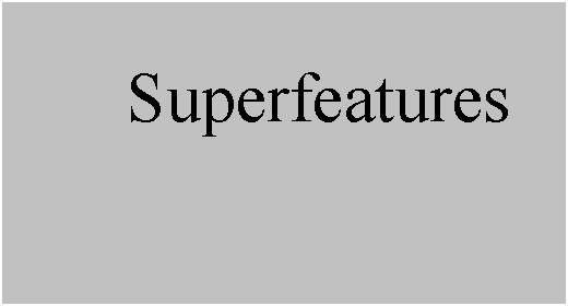 Text Box: Superfeatures
