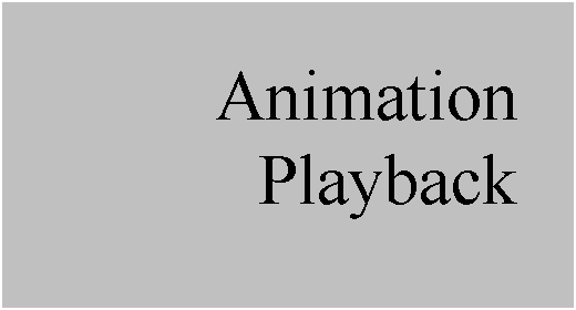 Text Box: Animation
Playback
