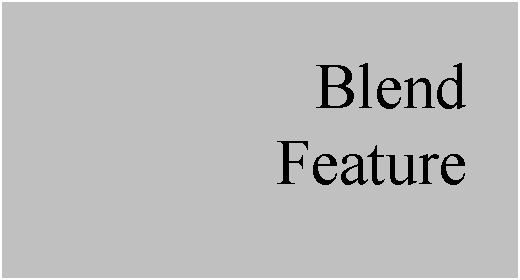 Text Box: Blend
Feature
