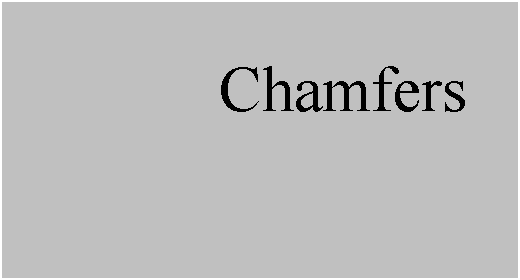 Text Box: Chamfers
