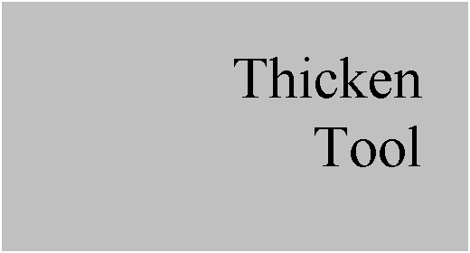 Text Box: Thicken
Tool
